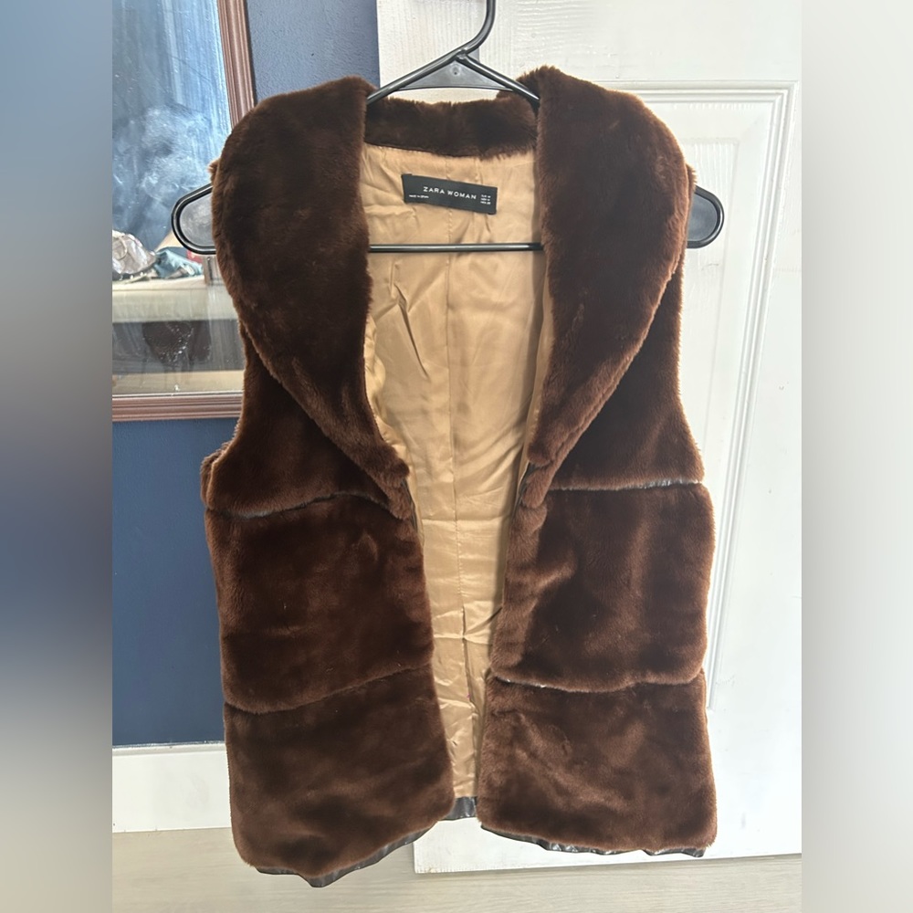 Zara Fur Vest